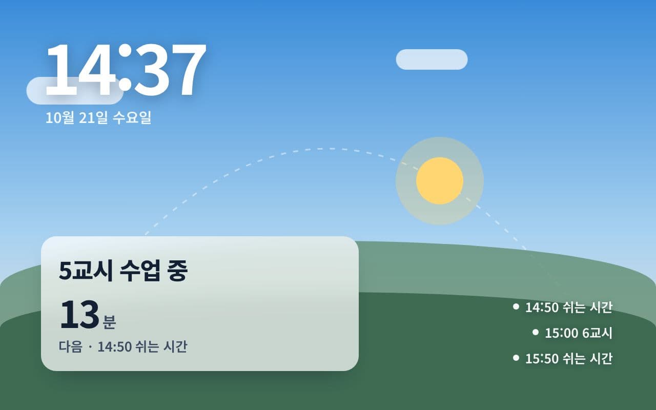 Class Bell screen